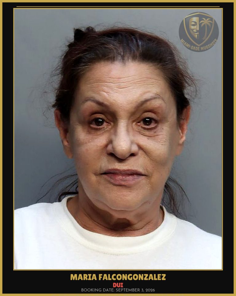 Falcongonzalez Maria  Elena Arrested – DUI – Miami-Dade County (September 3, 2026)