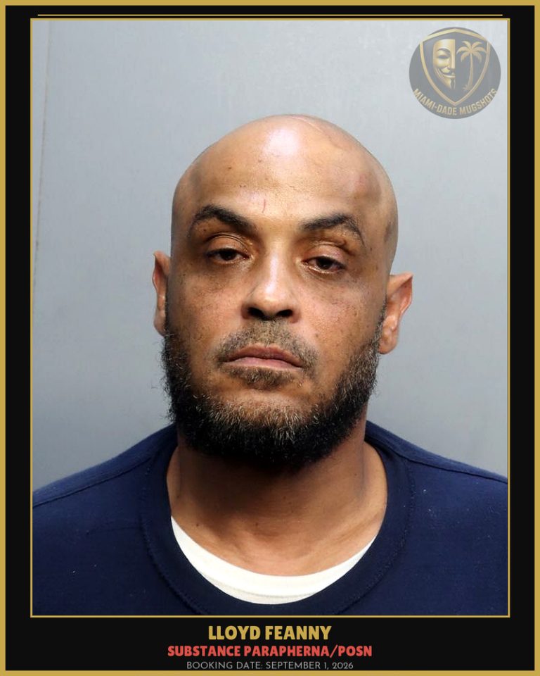 Feanny Lloyd  Michael Arrested – SUBSTANCE PARAPHERNA/POSN – Miami-Dade County (September 1, 2026)