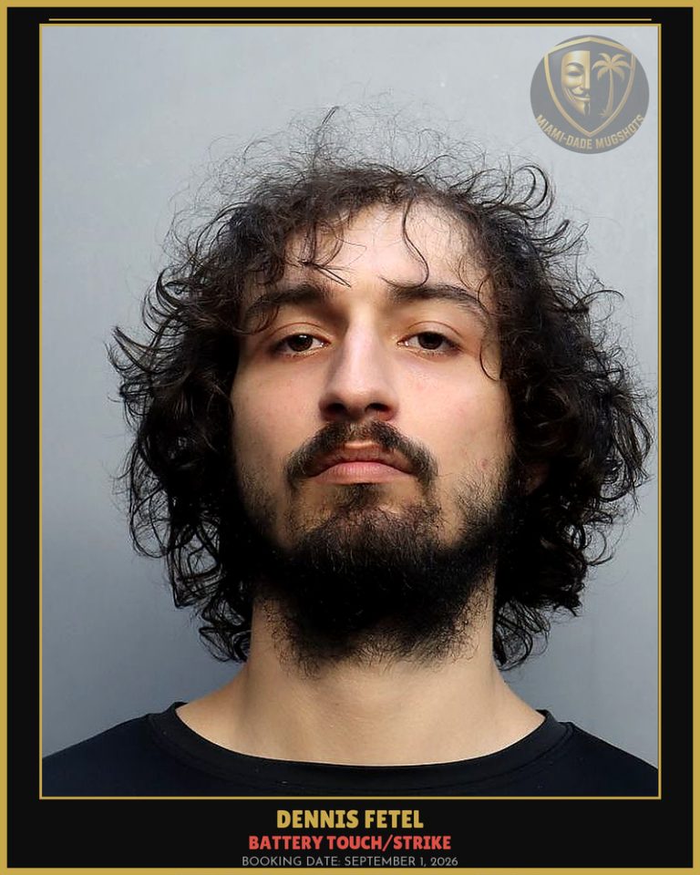 Fetel Dennis Arrested – BATTERY TOUCH/STRIKE – Miami-Dade County (September 1, 2026)