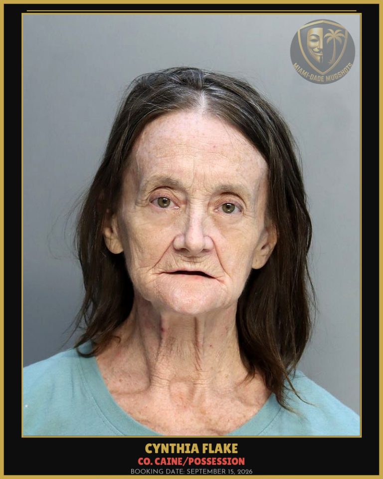 Flake Cynthia Ann Arrested – Co. Caine/POSSESSION – Miami-Dade County (September 15, 2026)