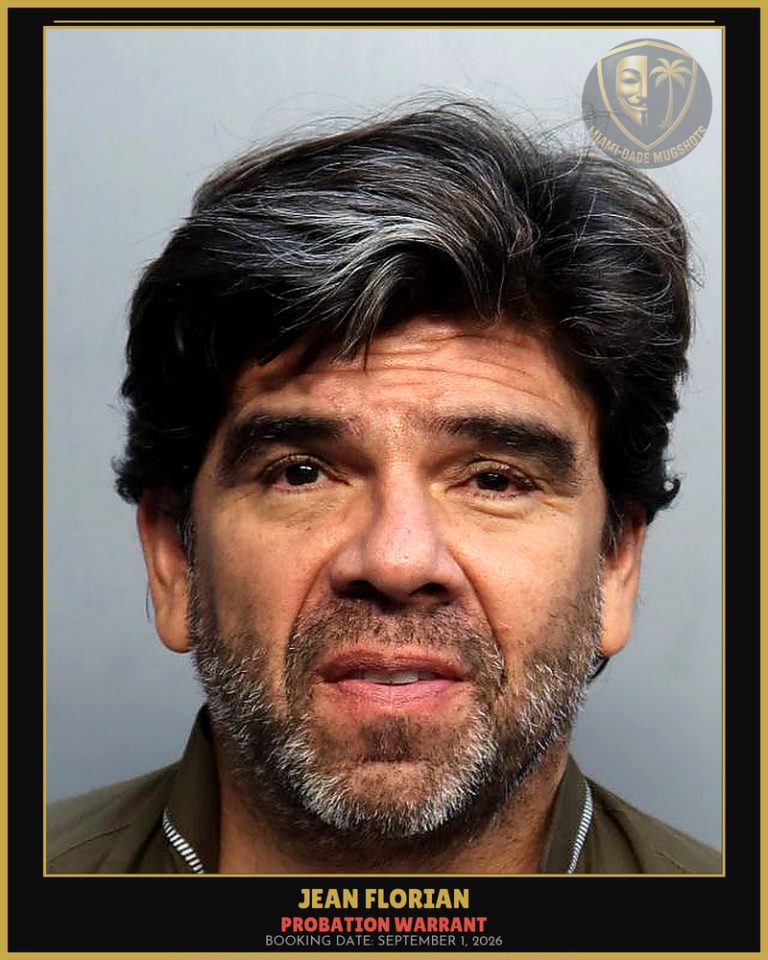 Florian Jean Paul Paul Arrested – PROBATION WARRANT – Miami-Dade County (September 1, 2026)