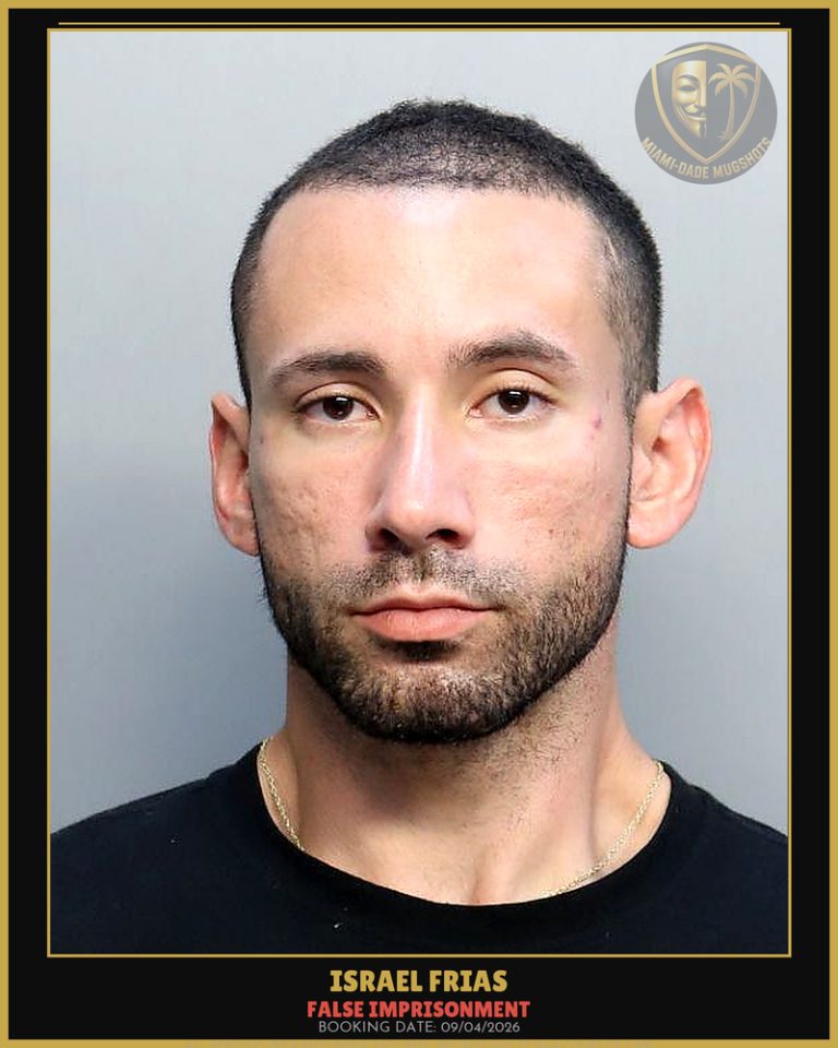 Frias Israel Arrested – FALSE IMPRISONMENT – Miami-Dade County (Unknown)