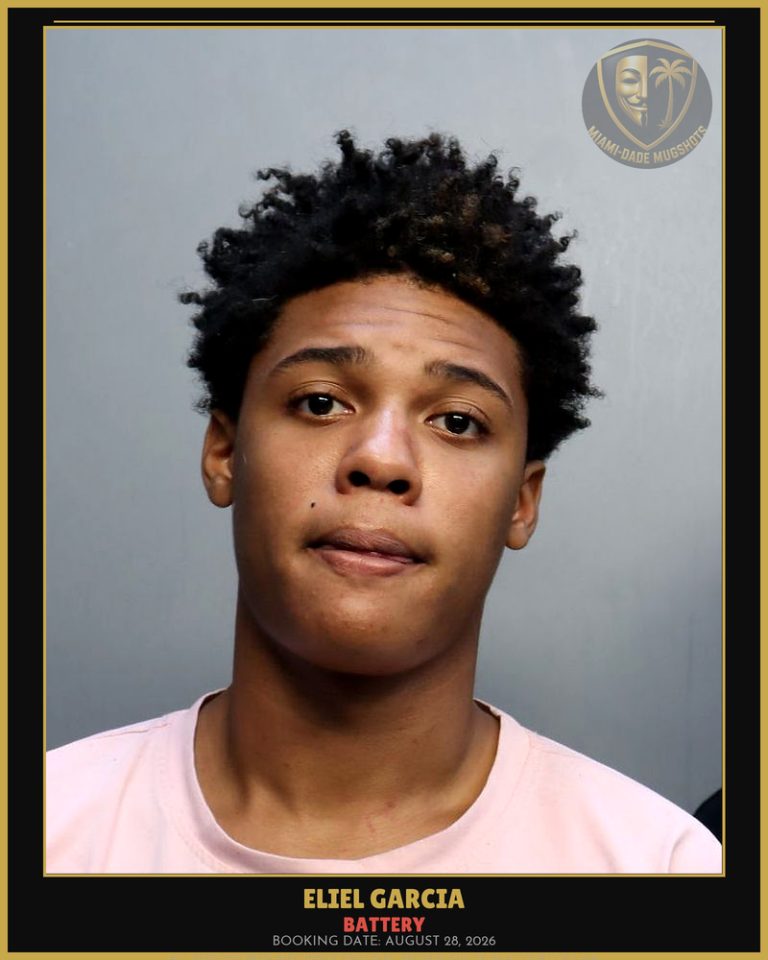 Garcia Eliel Fernando Arrested – BATTERY – Miami-Dade County (August 28, 2026)
