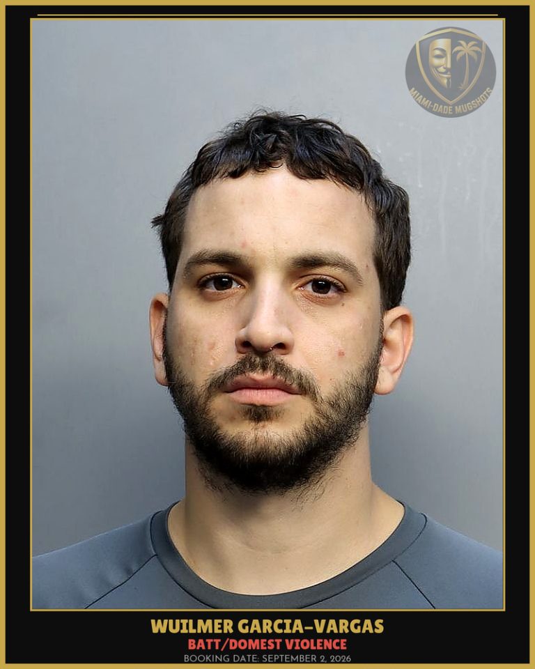 Garcia-Vargas Wuilmer Arrested – BATT/DOMEST VIOLENCE – Miami-Dade County (September 2, 2026)