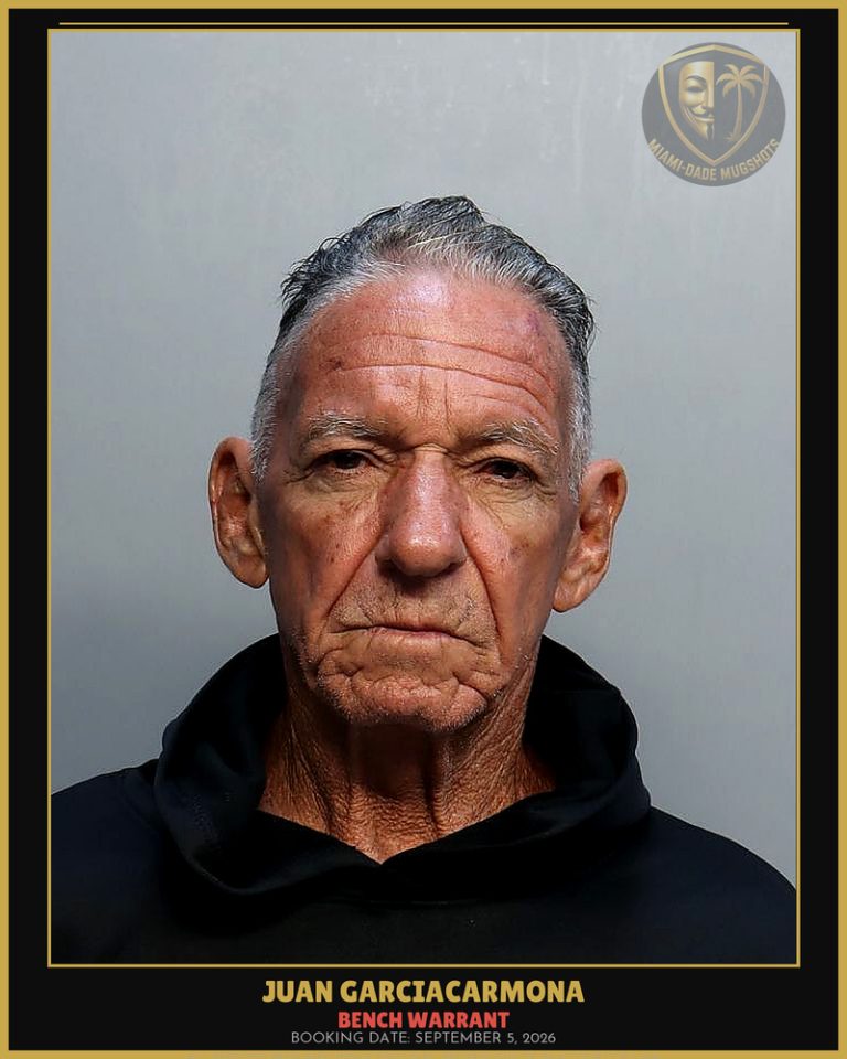 Garciacarmona Juan  Carlos Arrested – BENCH WARRANT – Miami-Dade County (September 5, 2026)