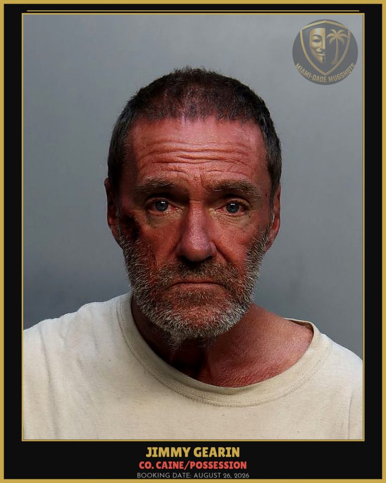 Gearin Jimmy Mack Arrested – Co. Caine/POSSESSION – Miami-Dade County (August 26, 2026)