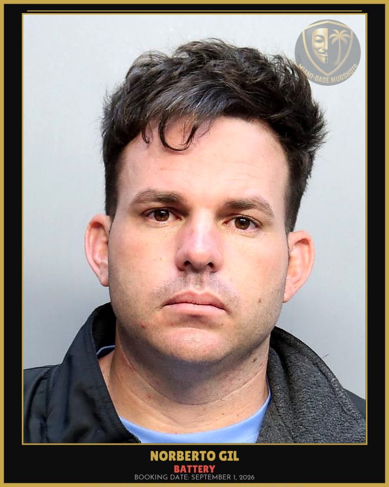 Gil Norberto  Omar Arrested – BATTERY – Miami-Dade County (September 1, 2026)