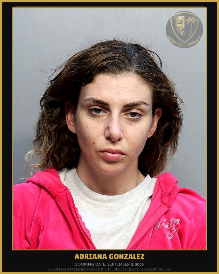 Gonzalez Adriana Kistine Arrested – Miami-Dade County (September 2, 2026)