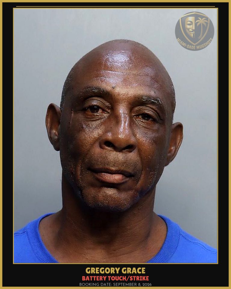 Grace Gregory  Paul Arrested – BATTERY TOUCH/STRIKE – Miami-Dade County (September 8, 2026)