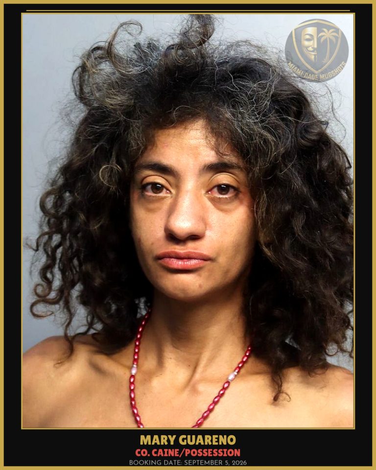 Guareno Mary Arrested – Co. Caine/POSSESSION – Miami-Dade County (September 5, 2026)