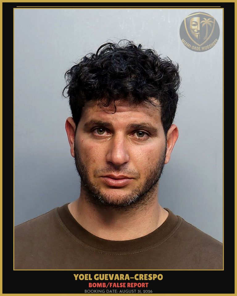 Guevara-Crespo Yoel Arrested – BOMB/FALSE REPORT – Miami-Dade County (August 31, 2026)