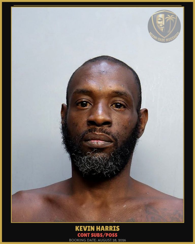 Harris Kevin W Arrested – CONT SUBS/POSS – Miami-Dade County (August 28, 2026)