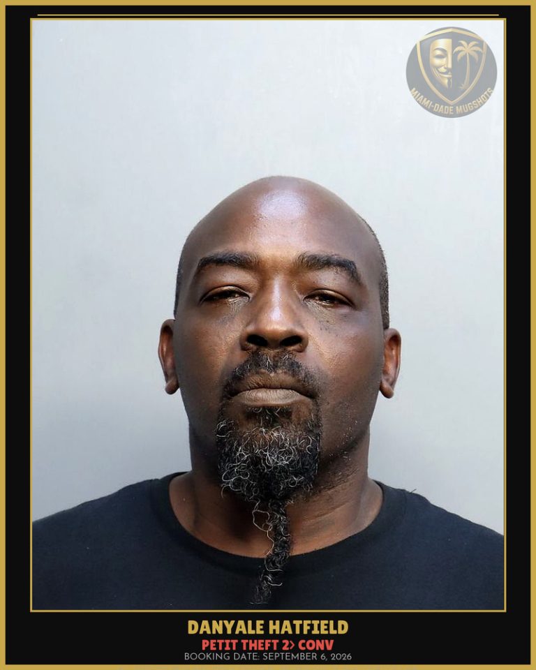 Hatfield Danyale  Antwan Arrested – PETIT THEFT 2> CONV – Miami-Dade County (September 6, 2026)
