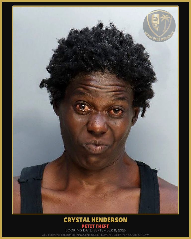 Henderson Crystal Arrested – PETIT THEFT – Miami-Dade County (September 11, 2026)