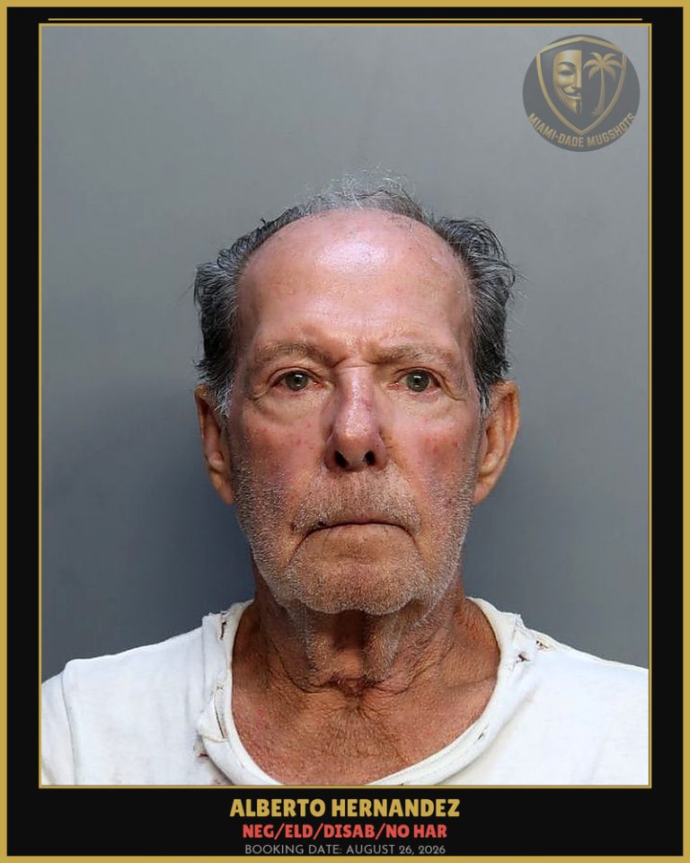 Hernandez Alberto Arrested – NEG/ELD/DISAB/NO HAR – Miami-Dade County (August 26, 2026)