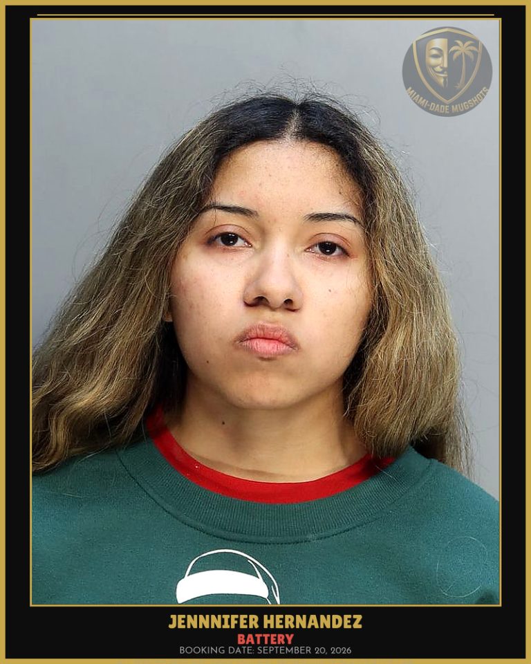 Hernandez Jennnifer Arrested – BATTERY – Miami-Dade County (September 20, 2026)