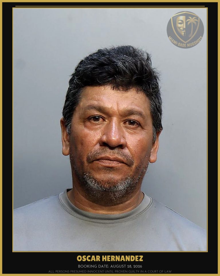 Hernandez Oscar Alexander Arrested – Miami-Dade County (August 28, 2026)