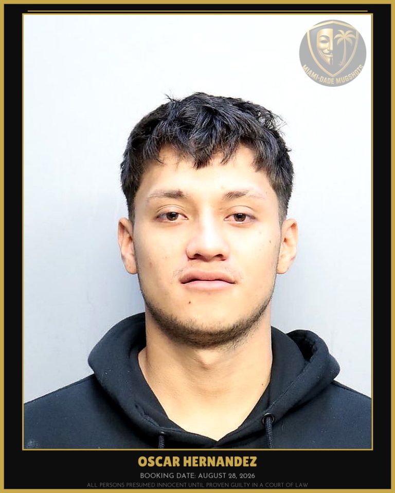 Hernandez Oscar Alexander Arrested – Miami-Dade County (August 28, 2026)