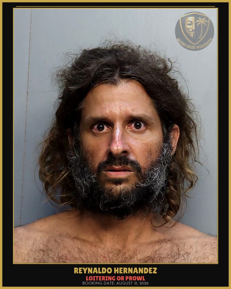 Hernandez Reynaldo Arrested – LOITERING OR PROWL – Miami-Dade County (August 31, 2026)