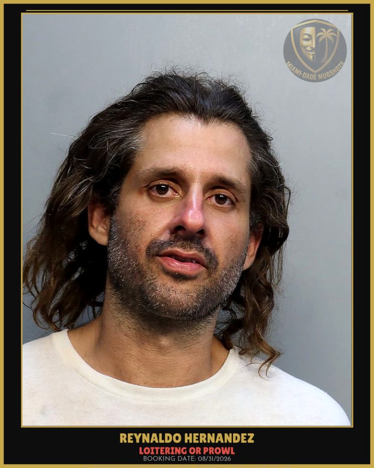 Hernandez Reynaldo Arrested – LOITERING OR PROWL – Miami-Dade County (Unknown)