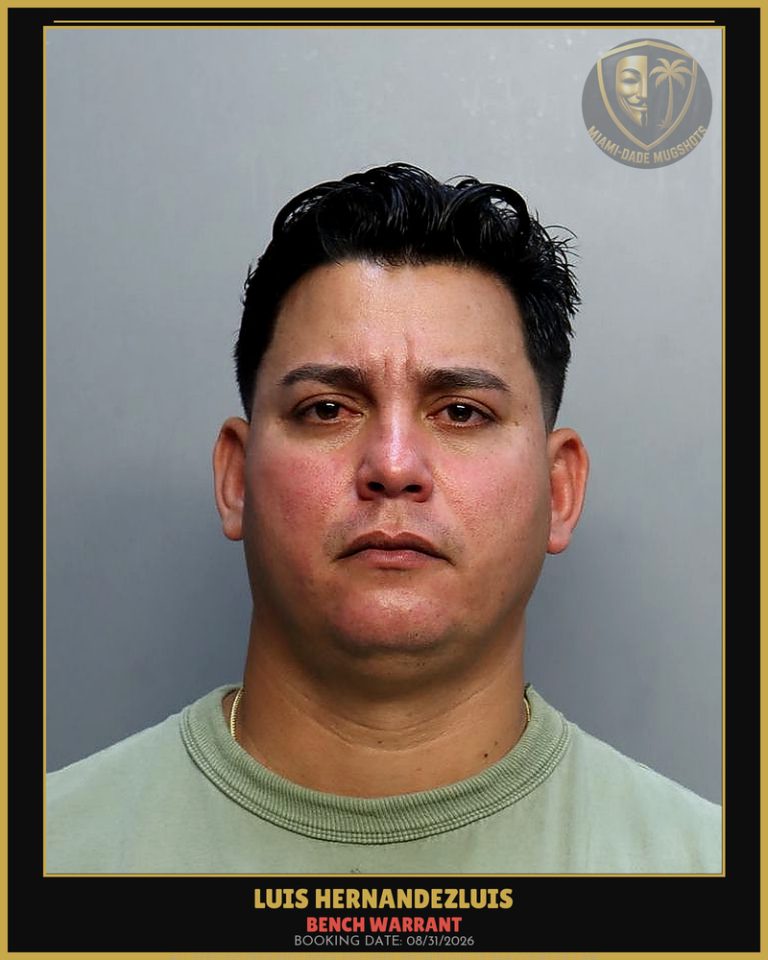 Hernandezluis Luis Jean Arrested – BENCH WARRANT – Miami-Dade County (Unknown)