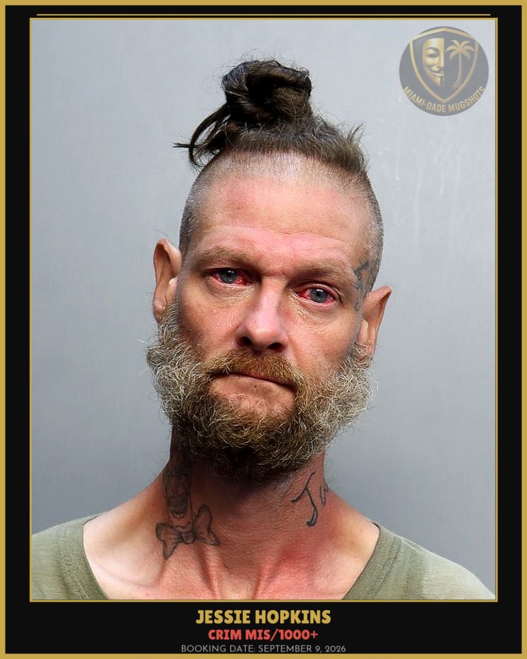 Hopkins Jessie Arrested – CRIM MIS/1000+ – Miami-Dade County (September 9, 2026)