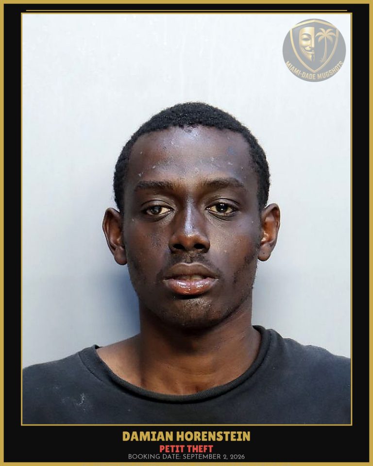 Horenstein Damian  Jacob Arrested – PETIT THEFT – Miami-Dade County (September 2, 2026)