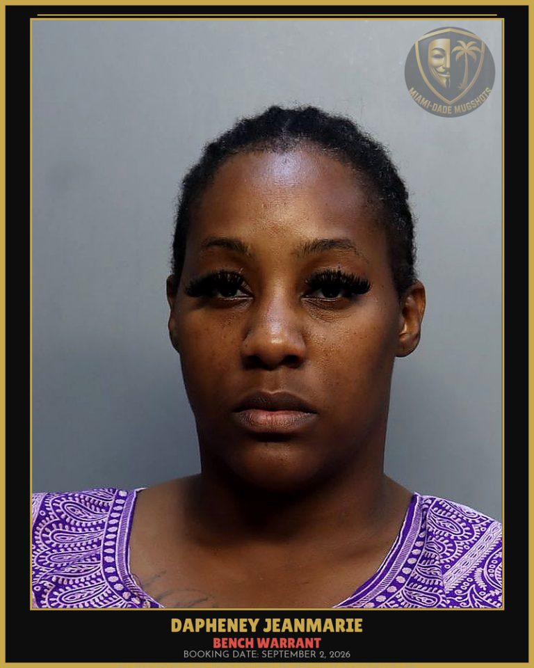 Jeanmarie Dapheney  Yves Arrested – BENCH WARRANT – Miami-Dade County (September 2, 2026)