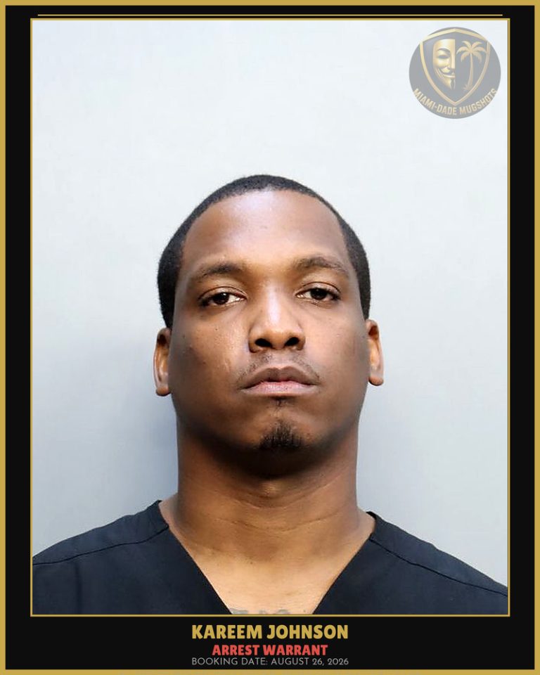 Johnson Kareem Omar Arrested – ARREST WARRANT – Miami-Dade County (August 26, 2026)