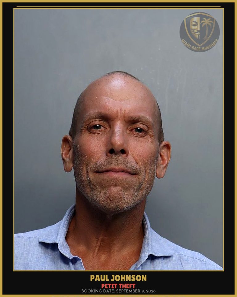Johnson Paul  Richard Arrested – PETIT THEFT – Miami-Dade County (September 9, 2026)