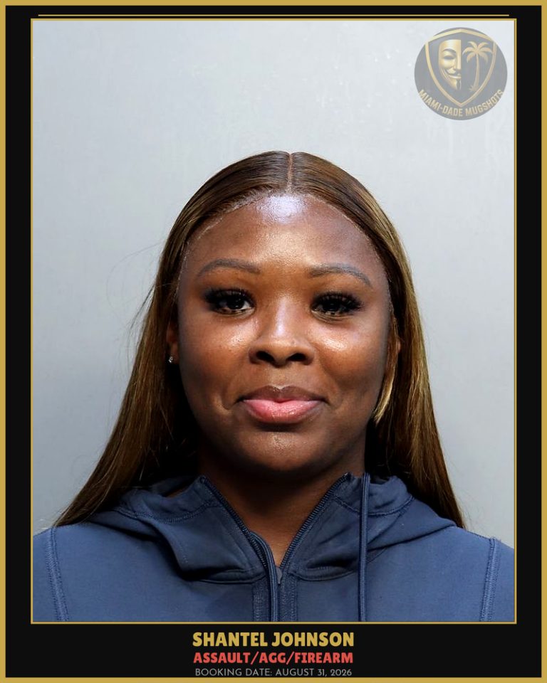 Johnson Shantel  Lashawndra Arrested – ASSAULT/AGG/FIREARM – Miami-Dade County (August 31, 2026)