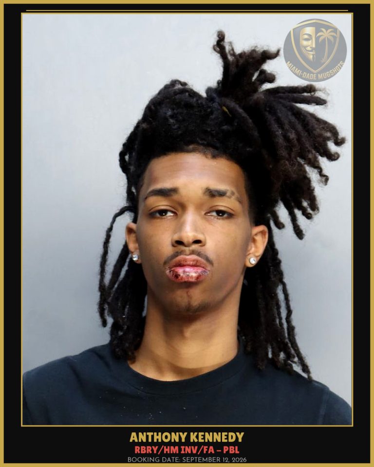 Kennedy Anthony Edward Arrested – RBRY/HM INV/FA – PBL – Miami-Dade County (September 12, 2026)
