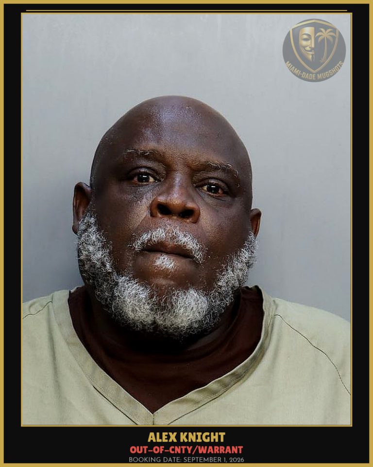Knight Alex Arrested – OUT-OF-CNTY/WARRANT – Miami-Dade County (September 1, 2026)