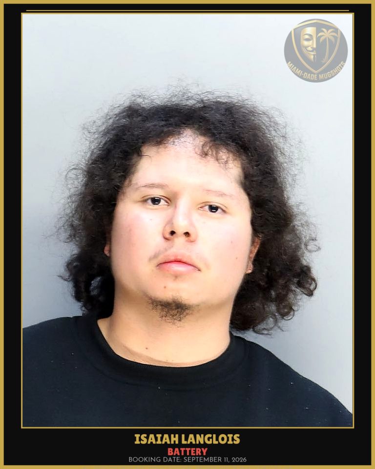 Langlois Isaiah Joel Arrested – BATTERY – Miami-Dade County (September 11, 2026)