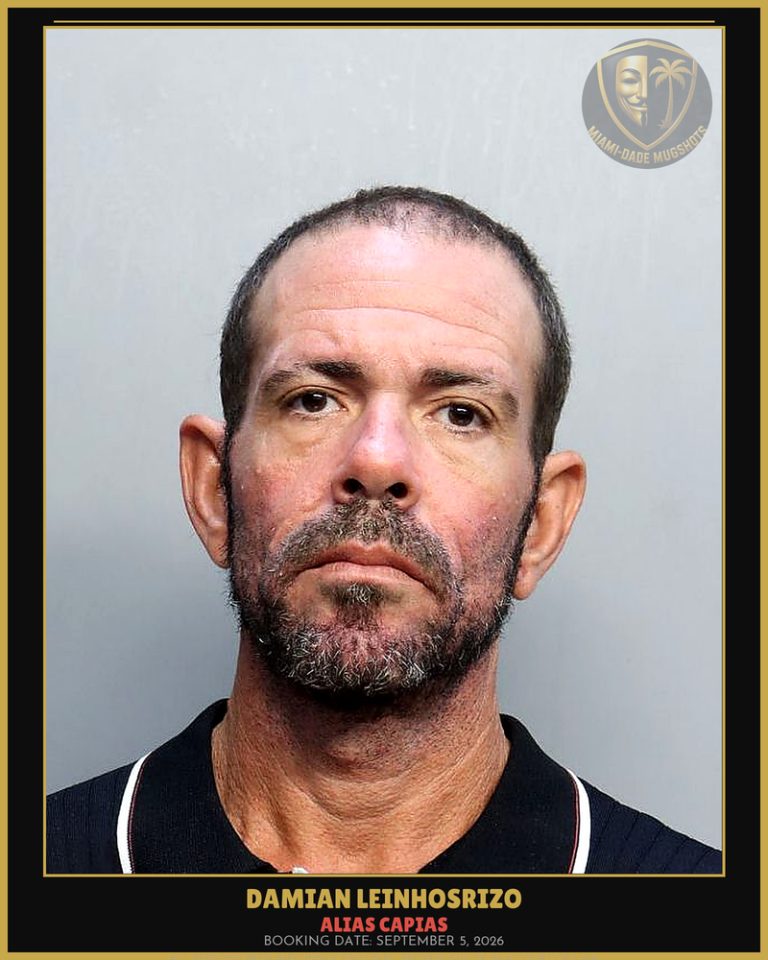 Leinhosrizo Damian Arrested – ALIAS CAPIAS – Miami-Dade County (September 5, 2026)