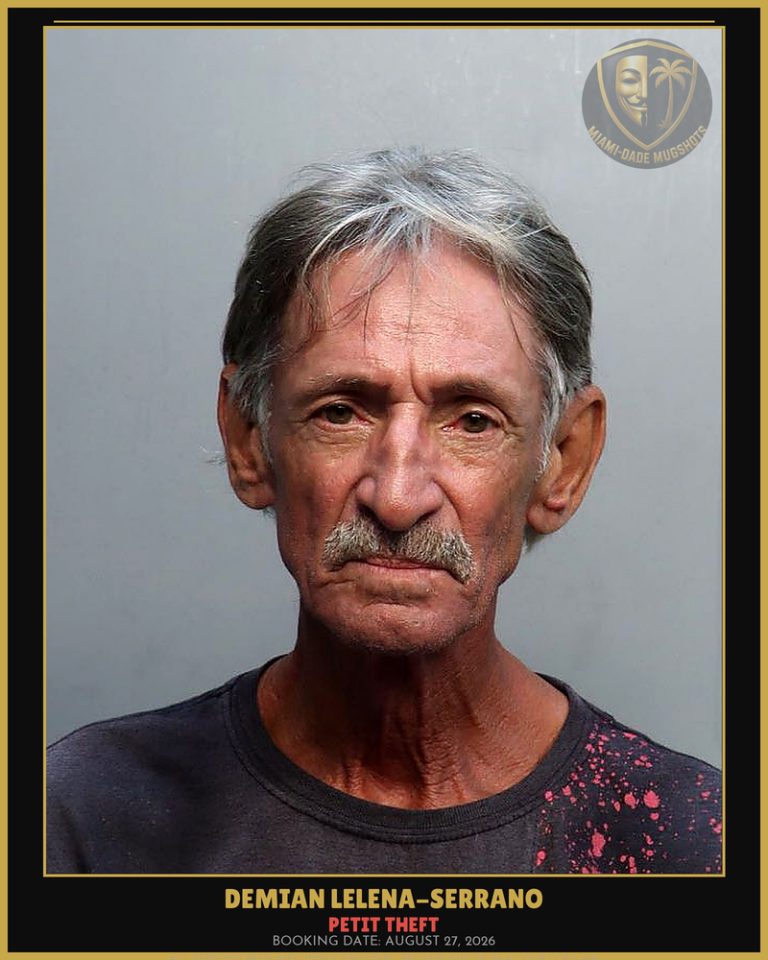 Lelena-Serrano Demian Arrested – PETIT THEFT – Miami-Dade County (August 27, 2026)