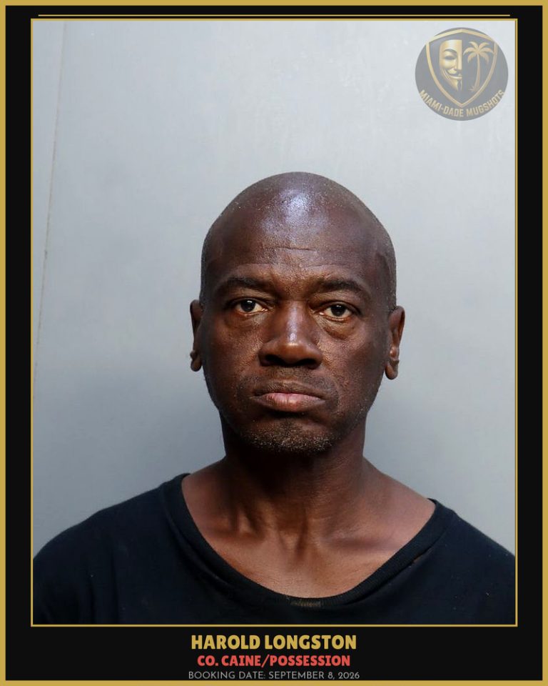 Longston Harold K Arrested – Co. Caine/POSSESSION – Miami-Dade County (September 8, 2026)