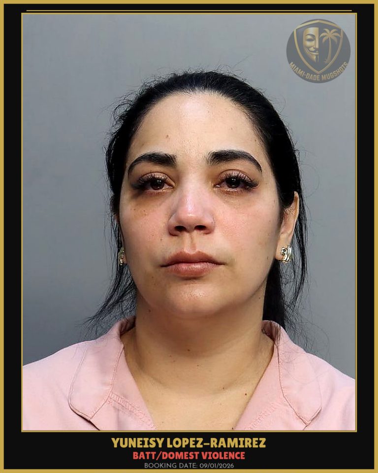 Lopez-Ramirez Yuneisy Arrested – BATT/DOMEST VIOLENCE – Miami-Dade County (Unknown)