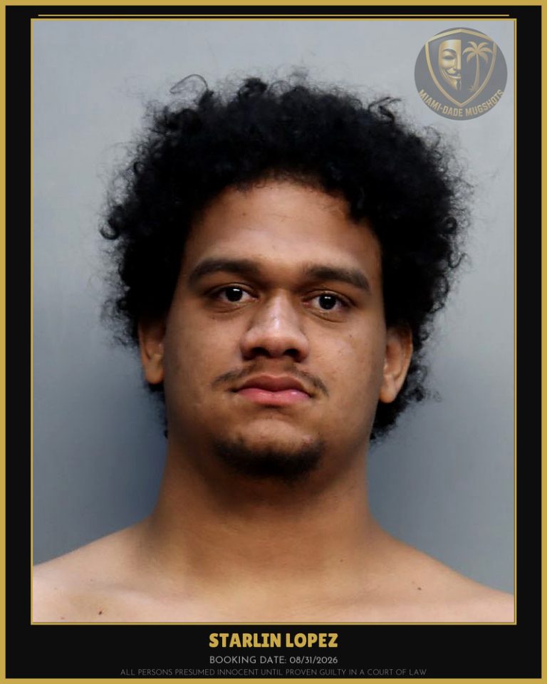 Lopez Starlin Arrested – Miami-Dade County (Unknown)