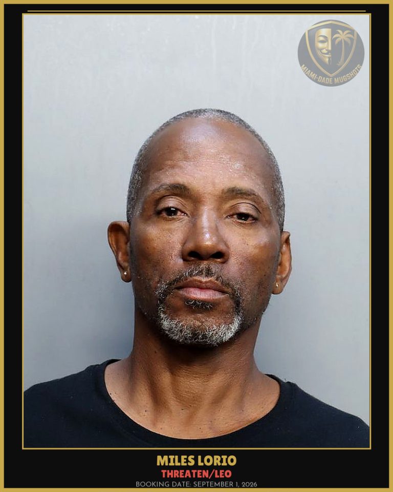 Lorio Miles  Saville Arrested – THREATEN/LEO – Miami-Dade County (September 1, 2026)