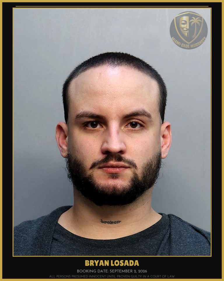 Losada Bryan Arrested – Miami-Dade County (September 2, 2026)
