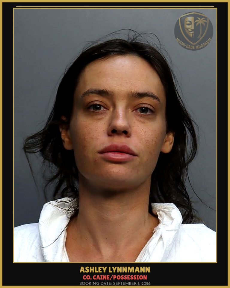 Lynnmann Ashley Arrested – Co. Caine/POSSESSION – Miami-Dade County (September 1, 2026)