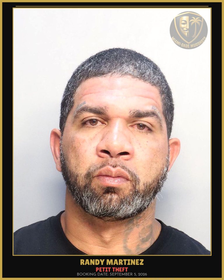 Martinez Randy Arrested – PETIT THEFT – Miami-Dade County (September 5, 2026)