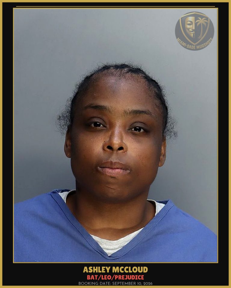 Mccloud Ashley Arrested – BAT/LEO/PREJUDICE – Miami-Dade County (September 10, 2026)
