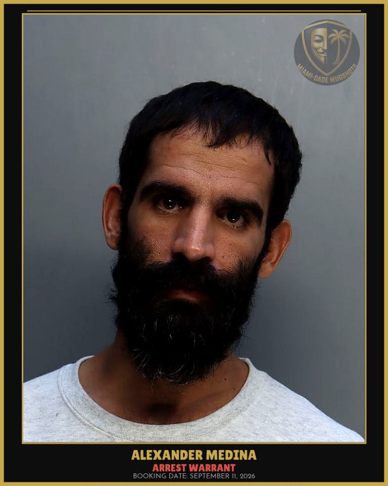 Medina Alexander Arrested – ARREST WARRANT – Miami-Dade County (September 11, 2026)