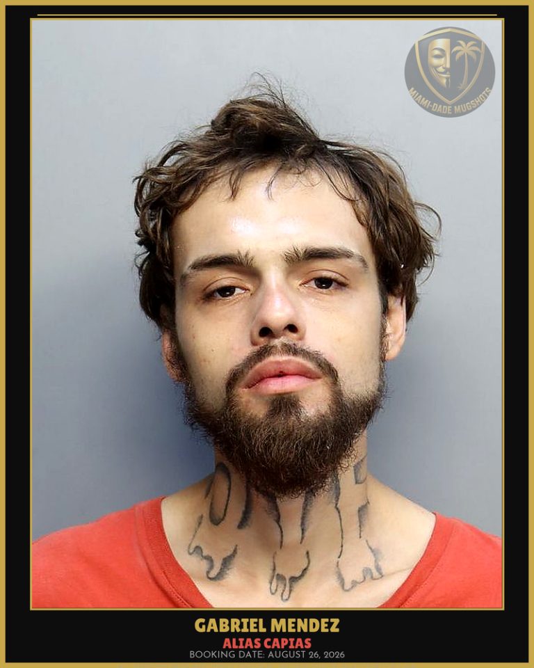 Mendez Gabriel Arrested – ALIAS CAPIAS – Miami-Dade County (August 26, 2026)