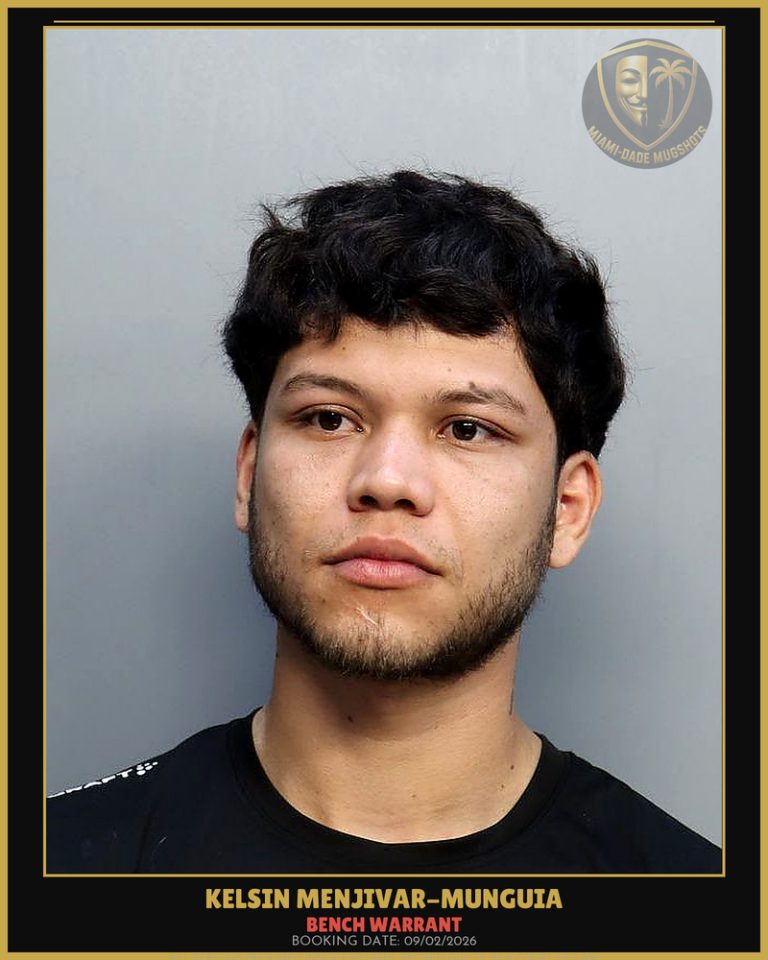 Menjivar-Munguia Kelsin Javier Arrested – BENCH WARRANT – Miami-Dade County (Unknown)