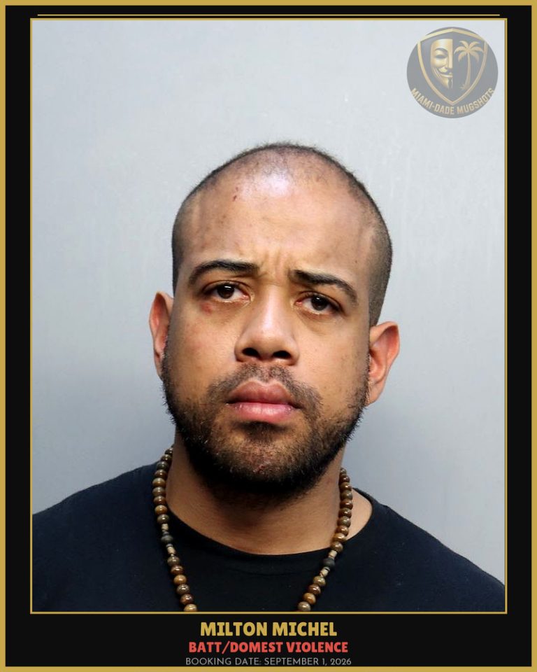 Michel Milton Ramon Arrested – BATT/DOMEST VIOLENCE – Miami-Dade County (September 1, 2026)