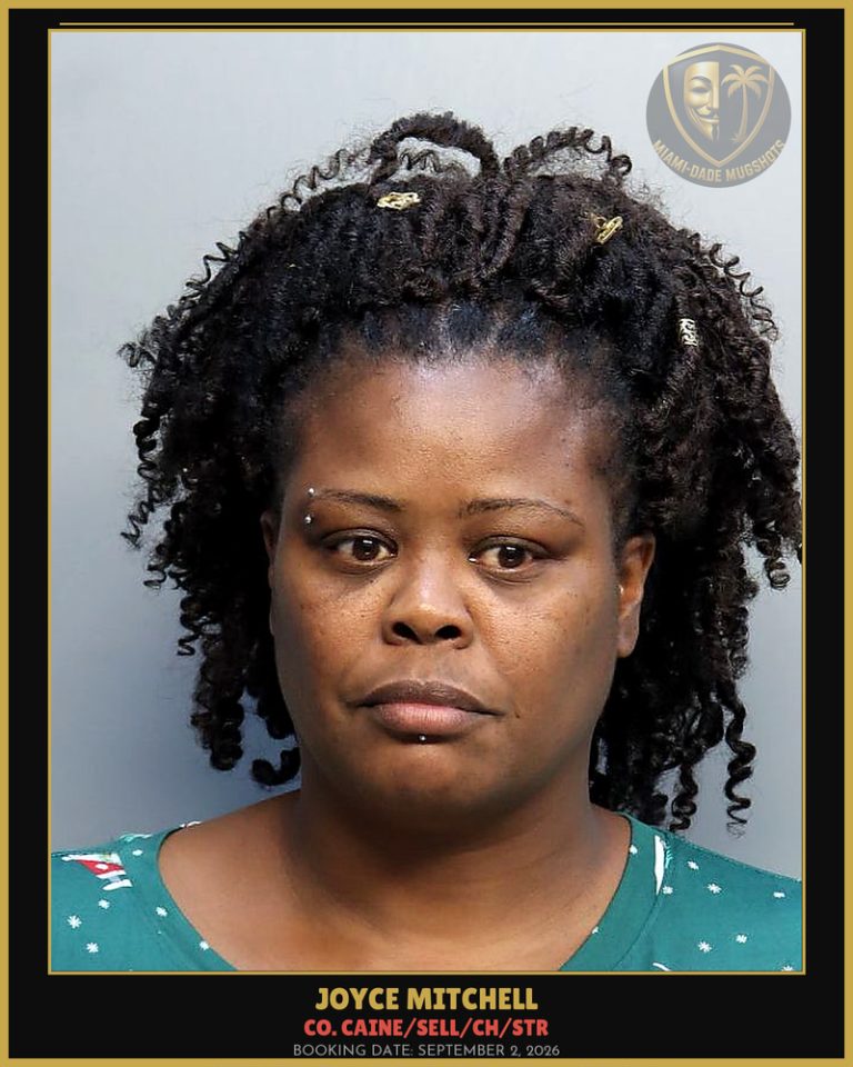 Mitchell Joyce Ann Arrested – Co. Caine/SELL/CH/STR – Miami-Dade County (September 2, 2026)