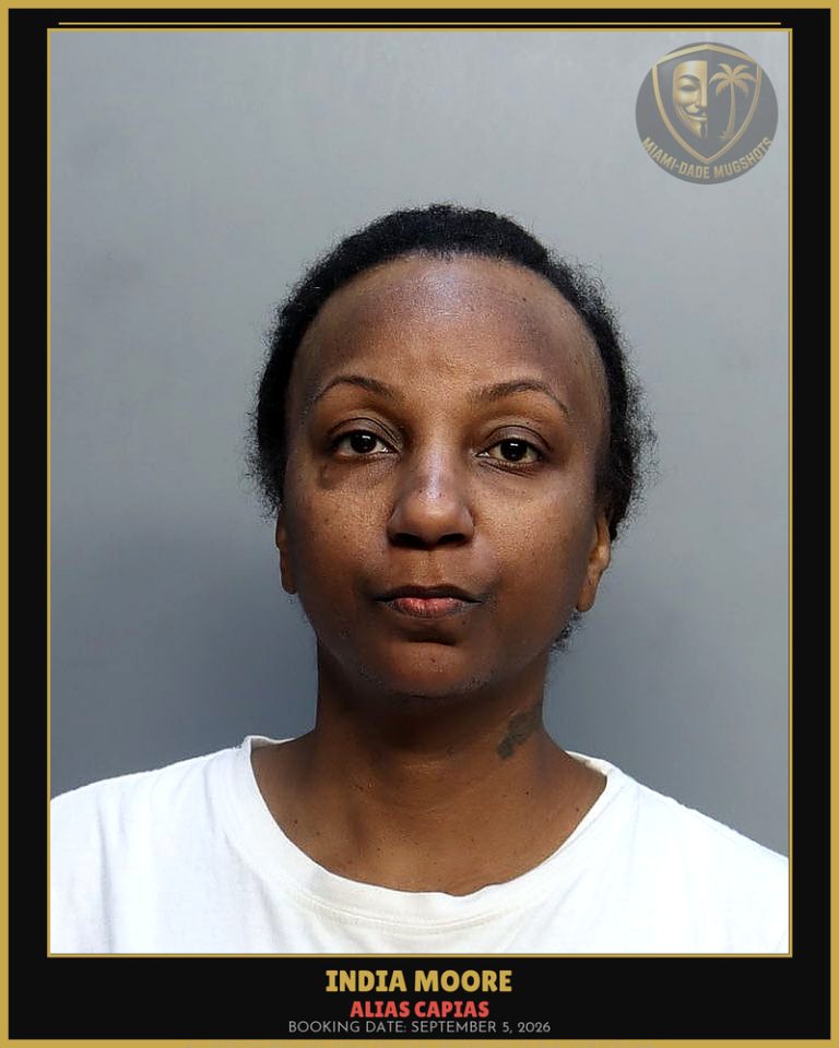 Moore India  Nicole Arrested – ALIAS CAPIAS – Miami-Dade County (September 5, 2026)